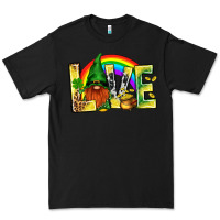 Black St. Patricks Love With Gnome Premium Tee - BundleAndBundleShop