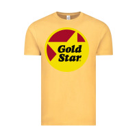 Vintage Mustard Gold Star Chili Resto Vintage Tee - artisFamous