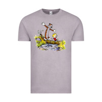 Vintage Zinc calvin and hobbes bill watterson Vintage Tee - artisFamous