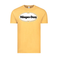 Vintage Mustard häagen dazs Cafe and Resto Vintage Tee - artisFamous