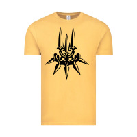 Vintage Mustard yorha white insignia Vintage Tee - artisFamous