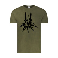 Vintage Olive yorha white insignia Vintage Tee - artisFamous