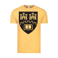Vintage Mustard northumbria university new coat of arms Vintage Tee - artisFamous