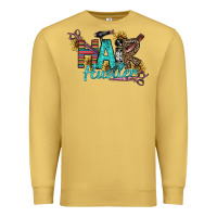 Antique Gold Hair Hustler Premium Sweatshirt - SublimationCraftShop