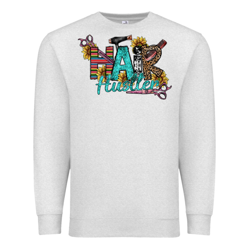 Hair Hustler Premium Sweatshirt by SublimationCraftShop | Teevron
