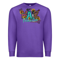 Purple Hair Hustler Premium Sweatshirt - SublimationCraftShop