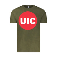 Vintage Olive university of illinois at chicago circle Vintage Tee - artisFamous