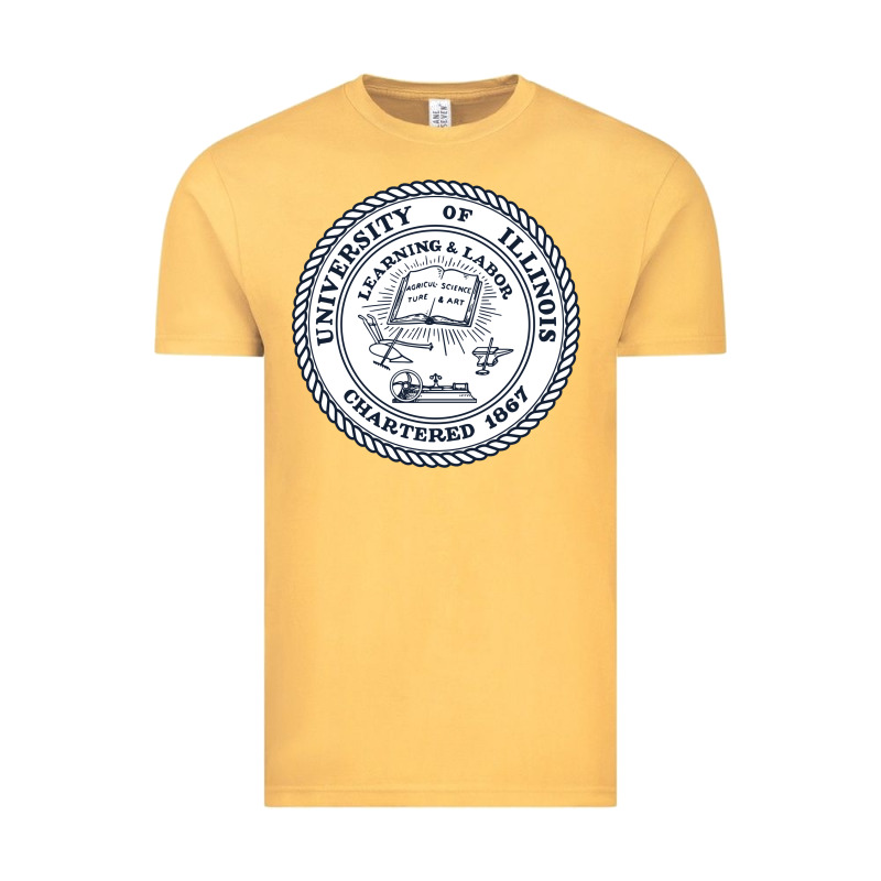 University Of Illinois Vintage Tee by artisFamous | Teevron