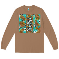 Toasted Coconut cowhide mama with rustic teal wood Long Sleeve Tee - TumblerDesignByShophia