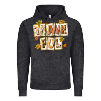 Vintage Black Thankful with Plate Vintage Hoodie - texasbilliewilder