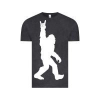 Vintage Black funny bigfoot rock and roll t shirt for sasquatch believers Vintage Tee - artisFamous