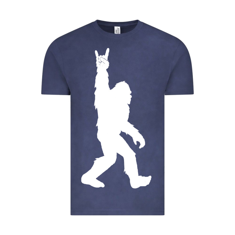 Funny Bigfoot Rock And Roll T Shirt For Sasquatch Believers Vintage Tee by artisFamous | Teevron