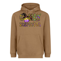 Toasted Coconut Candy Inspector Heavyweight Hoodie - CowhideDigitalArt
