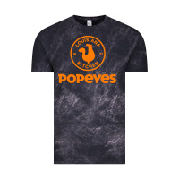 Cloud Black Resto Popeyes Art Vintage Tee - artisFamous
