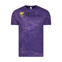 Cloud Purple Depauw College Vintage Tee - artisFamous