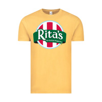 Vintage Mustard Rita's Italian Cafe Vintage Tee - artisFamous