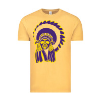 Vintage Mustard Haskell Indian Nations College Vintage Tee - artisFamous