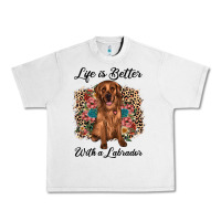 Lunar Rock life is better with a labrador Urban Heavy Tee - JahusDesignShop
