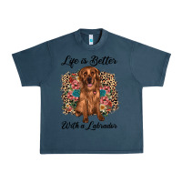 Midnight Navy life is better with a labrador Urban Heavy Tee - JahusDesignShop