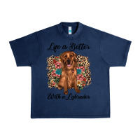 Navy life is better with a labrador Urban Heavy Tee - JahusDesignShop