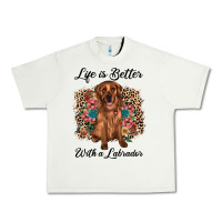 Pistachio life is better with a labrador Urban Heavy Tee - JahusDesignShop