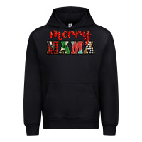 Black Christmas merry mama Urban Hoodie - BarkalooDesign