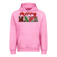 Fuchsia Pink Christmas merry mama Urban Hoodie - BarkalooDesign