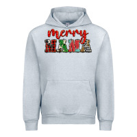 Heather Grey Christmas merry mama Urban Hoodie - BarkalooDesign