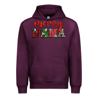 Mauve Wine Christmas merry mama Urban Hoodie - BarkalooDesign