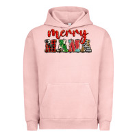 Pigment Salmon Christmas merry mama Urban Hoodie - BarkalooDesign