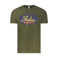 Vintage Olive Skyline Chili Resto Vintage Tee - artisFamous