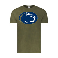 Vintage Olive nittany lions Vintage Tee - artisFamous