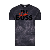 Cloud Black the real boss matching couple Vintage Tee - artisFamous