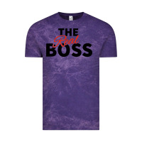 Cloud Purple the real boss matching couple Vintage Tee - artisFamous