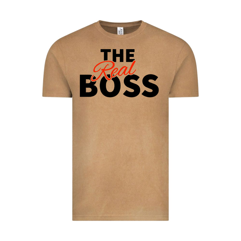The Real Boss Matching Couple Vintage Tee by artisFamous | Teevron