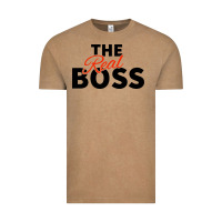 Vintage Coffee the real boss matching couple Vintage Tee - artisFamous