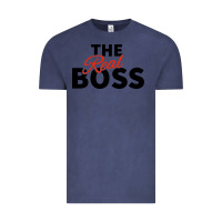 Vintage Denim the real boss matching couple Vintage Tee - artisFamous