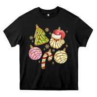 Black christmas conchas Heavy Core Tee - MaliasSmallBusiness