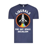 Vintage Denim liberals for gay space socialism Vintage Tee - artisFamous