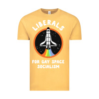 Vintage Mustard liberals for gay space socialism Vintage Tee - artisFamous