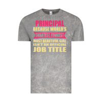 Cloud Rock principal funniest isn't a jobtitle Vintage Tee - artisFamous