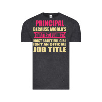 Vintage Black principal funniest isn't a jobtitle Vintage Tee - artisFamous