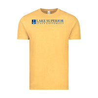 Vintage Mustard Lake Superior College (LSSU) Vintage Tee - artisFamous