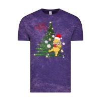 Cloud Purple Winnie The Pooh- Merry christmas Vintage Tee - artisFamous