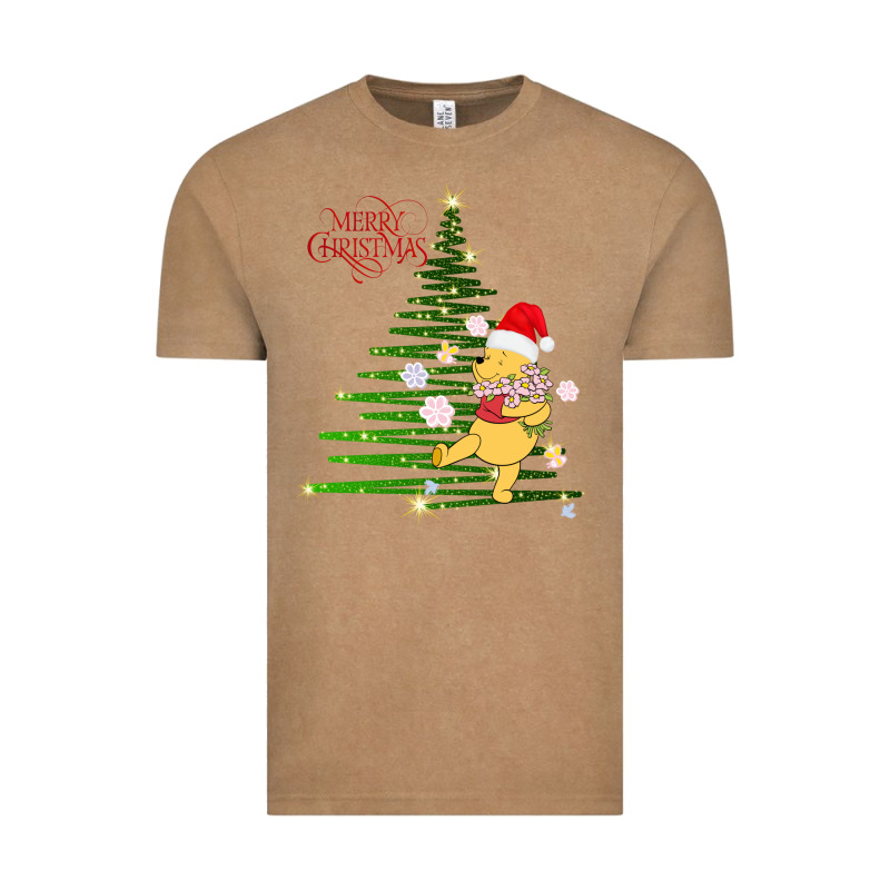 Winnie The Pooh- Merry Christmas Vintage Tee by artisFamous | Teevron