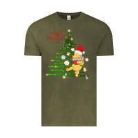 Vintage Olive Winnie The Pooh- Merry christmas Vintage Tee - artisFamous