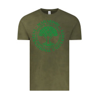 Vintage Olive Maharishi International College Vintage Tee - artisFamous