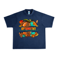 Navy optometry thankful grateful blessed pumpkin Urban Heavy Tee - NancyCooperArtShop