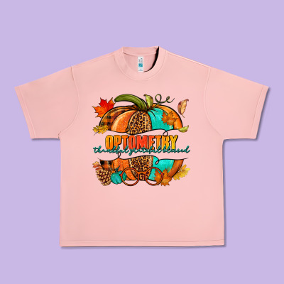 Optometry Thankful Grateful Blessed Pumpkin Urban Heavy Tee Designed By Nancycooperartshop