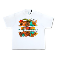 White optometry thankful grateful blessed pumpkin Urban Heavy Tee - NancyCooperArtShop
